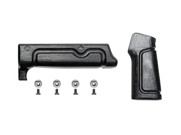 Black Laminate Wood 2 Piece Kit (Handguard and Grip)